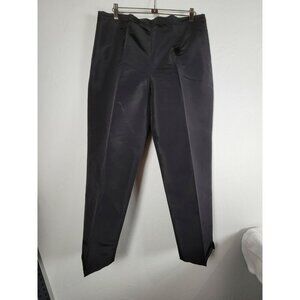 Lee Anderson Couture Women's Large Brown Mid-Rise Straight Leg Dress Pants
